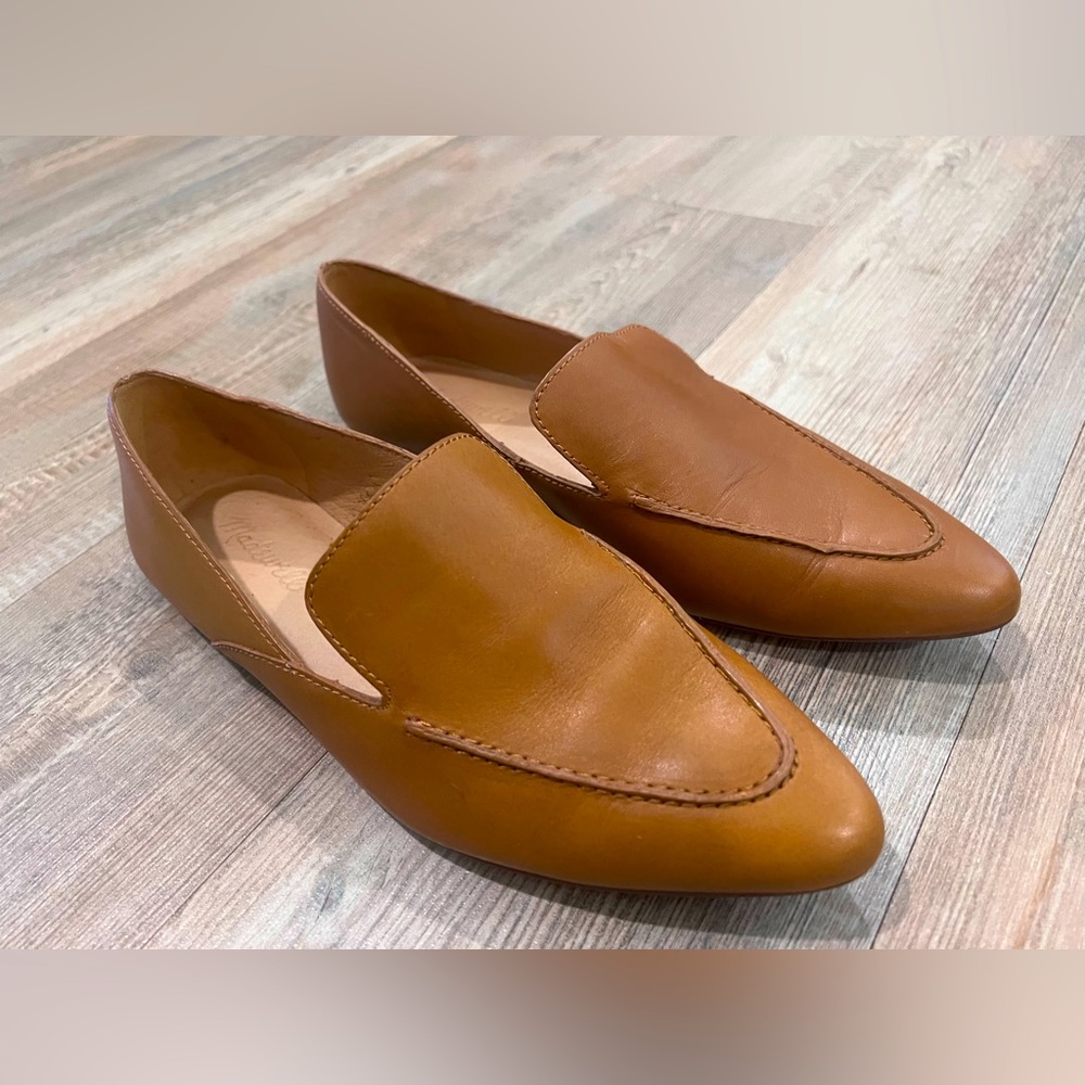 MADEWELL Tan Leather Loafers
